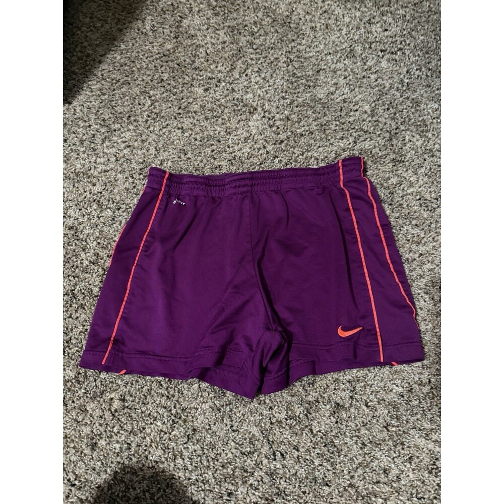 Nike Dri-FIT Women’s Large Purple Running Athletic Shorts Drawstring